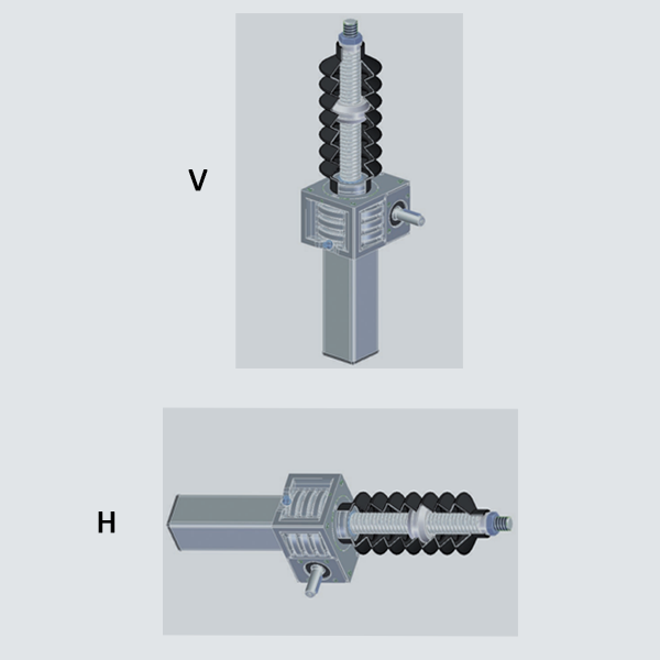 V = Vertikal, H = Horizontal