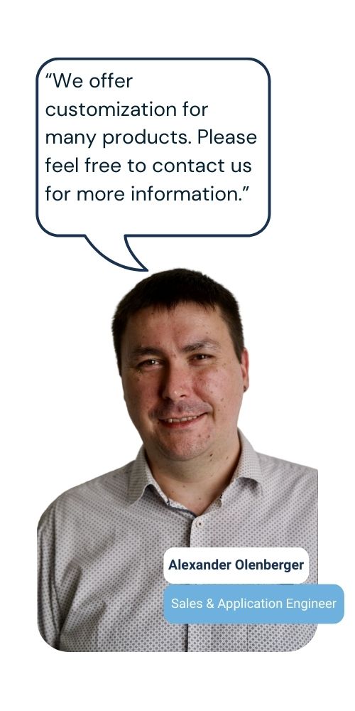 Our Sales & Application Engineer Alexander Olenberger
