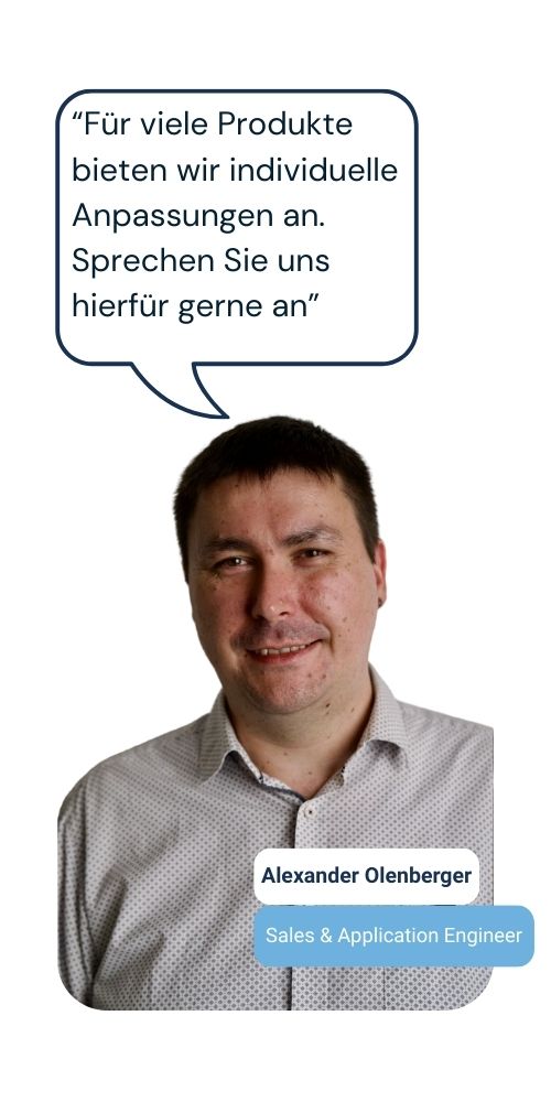 Unser Sales & Application Engineer Alexander Olenberger
