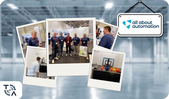 Impressionen des Messestands von Technische Antriebselemente auf der all about automation 2025 in Hamburg